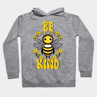 Be kind design with a cute adorable bee illustration Hoodie